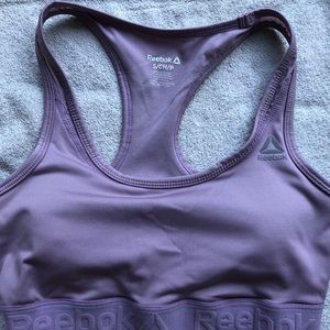 REEBOK padded medium support sports bra